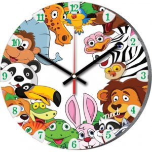 Νext ρολόι Ø31εκ. ζώα της ζούγκλας.