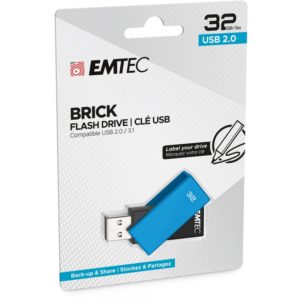 Emtec USB2.0 C350 32GB Blue - ECMMD32GC352. ECMMD32GC352.