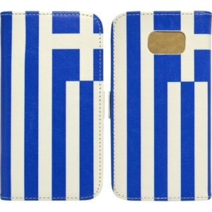 Θήκη Book Ancus Flag Collection για Samsung SM-G920F Galaxy S6 Ελλάδα.