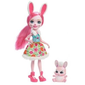 Mattel Enchantimals Huggable Cuties Big Doll - Bree Bunny Twist (30cm) (FRH52).