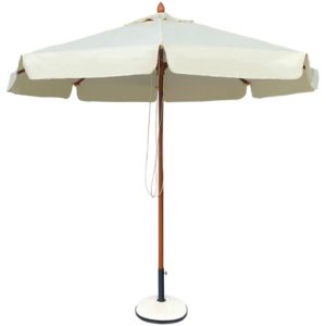 SOLEIL ομπρέλα Ξύλο Kempass Φ300cm Ε911.( 3 άτοκες δόσεις.)