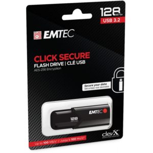 Emtec USB3.2 Click Secure B120 128GB. ECMMD128GB123.
