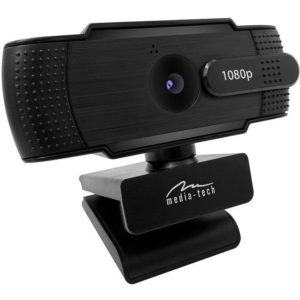 USB Webcam Media-Tech Look V Privacy MT4107 Full HD 1920x1080 Μαύρη με Ενσωματωμένο Μικρόφωνο.