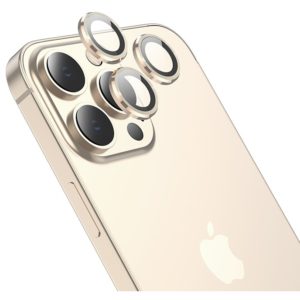 Προστασία Κάμερας Hoco 3D Metal V12 Plus για Apple iPhone 14 Pro / iPhone 14 Pro Max Χρυσό.