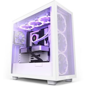 NZXT H7 FLOW WHITE - Tempered Glass - EATX (272mm) PC Case.( 3 άτοκες δόσεις.)