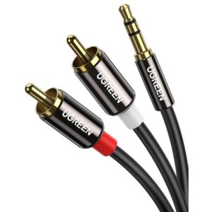 Cable Audio 3.5mm M/2xRCA M 1m UGREEN AV116 10749 AV116/10749