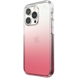 SPECK (150151-9509) IPHONE 14 PRO CASE, PRESIDIO PERFECT CLEAR OMBRE (CLEAR/VINTAGE ROSE FADE).