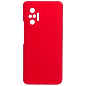 Θηκη Liquid Silicone για Xiaomi Redmi Note 10 Pro 4G Κοκκινη. (0009096176)