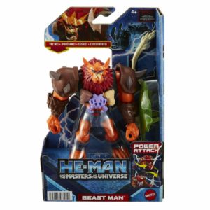 Mattel He-Man and the Masters of the Universe: Power Attack - Beast Man Deluxe Action Figure (HDY36).
