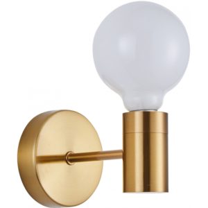 Home Lighting SE21-GM-16 ADEPT GOLD MATT WALL LAMP Γ2 77-8252