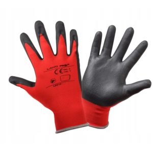 LAHTI PRO γάντια εργασίας L2212, αντοχή σε υγρά, 9/L, κόκκινο-μαύρο PR-L221209K.
