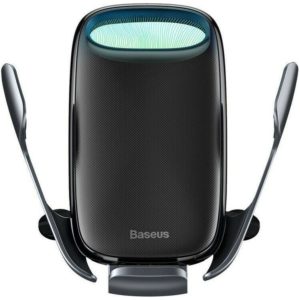 Baseus Car Charger Wireless Rock-solid Electric Holder charger 10W Black (WXHW01-01) (BASWXHW01-01).