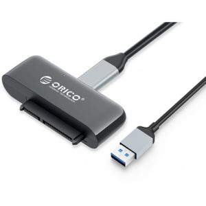 ORICO αντάπτορας USB-C σε SATA UTS3-3A, 5Gbps, καλώδιο USB, μαύρος UTS3-3A-03-BK-BP.