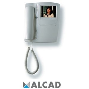 ALCAD MVC-008 Οθόνη για σύστημα θυροτηλεόρασης 2 καλωδίων ,εγχρώμη L201 aesthetic( 3 άτοκες δόσεις.)