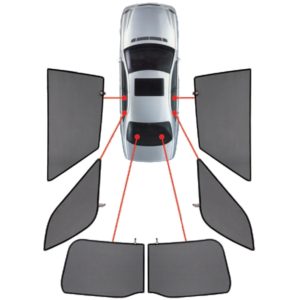 CarShades AUDI Q3 Typ 8U 5D 2012+ ΚΟΥΡΤΙΝΑΚΙΑ ΜΑΡΚΕ CAR SHADES - 6 ΤΕΜ..( 3 άτοκες δόσεις.)