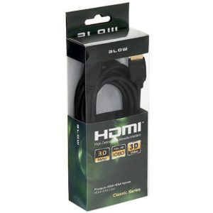 Καλώδιο HDMI - HDMI Γωνία 3m BLOW DM-604