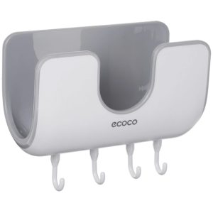 ECOCO βάση τοίχου για κουζίνα E1813, 20 x 9.5 x 12.5cm, λευκή-γκρι E1813.