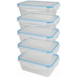 C-FHD 4007 K SET OF 5 PLASTIC FRESH FOOD CONTAINERS CLASSBACH.