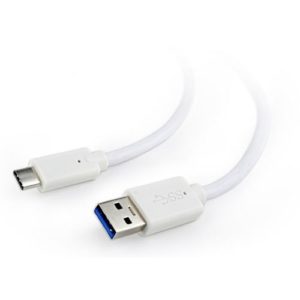CABLEXPERT USB3.0 AM TO TYPE-C CABLE 3M WHITE CCP-USB3-AMCM-W-10