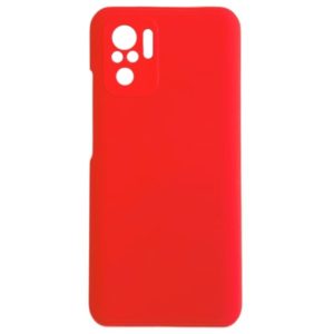 Θηκη Liquid Silicone για Xiaomi Redmi Note 10 4G Κοκκινη. (0009096138)