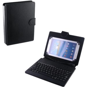 Osio OTC-6079BT Θήκη – stand με Bluetooth πληκτρολόγιο για tablet 6″ – 7.9″ universal PU δέρμα μαύρο.