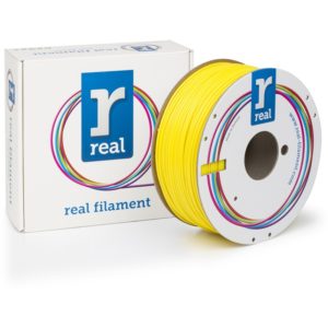 REAL ABS 3D Printer Filament - Yellow - spool of 1Kg - 2.85mm (REFABSYELLOW1000MM3).