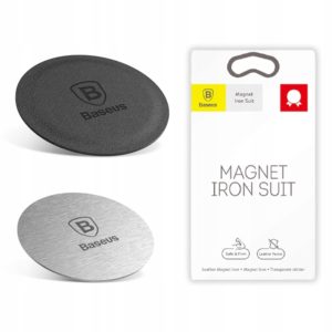 Baseus Car Mount Magnet Iron Suit for cases Silver (ACDR-A0S) (BASACDR-A0S).