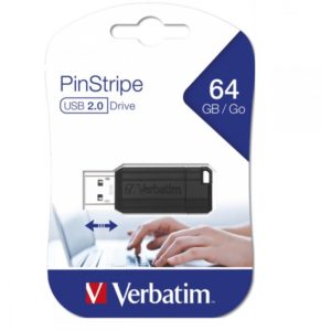 Memory USB 2.0 - 64GB - Store'n'Go Drive Pinstripe Pinstripe Black P-Blist. 49065.