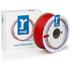 REAL PETG 3D Printer Filament - Red – spool of 1Kg - 1.75mm.