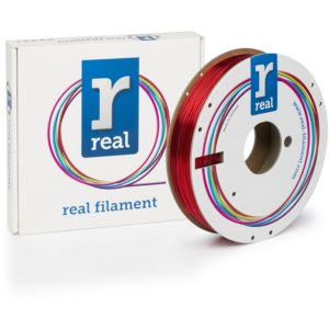 REAL PETG 3D Printer Filament - Translucent Red - spool of 0.5Kg - 1.75mm (REFPETGTRED500MM175).