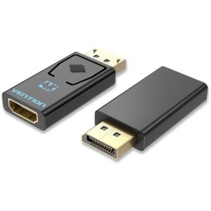 VENTION DisplayPort Male to HDMI Female Adapter Black (HBMB0).