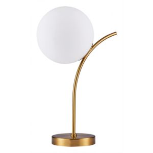 Home Lighting SE21-GM-25 SCEPTRE GOLD MATT TABLE LAMP OPAL GLASS Γ3 77-8272( 3 άτοκες δόσεις.)