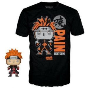 Funko Pop! Tee (Adult): Naruto - Pain (PU/Glows in the Dark) Vinyl Figure and T-Shirt (L).( 3 άτοκες δόσεις.)