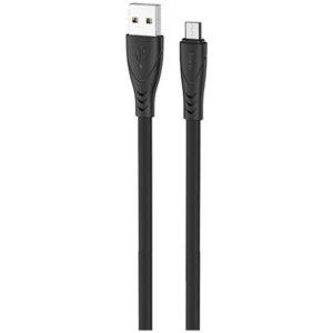 Καλώδιο σύνδεσης Hoco X42 USB σε Micro-USB 2.4A Fast Charging με Ανθεκτική Σιλικόνη Μαύρο 1m.