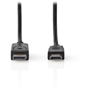NEDIS CCGT37100BK20 DisplayPort - HDMI Cable DisplayPort Male HDMI Connector 2.0 NEDIS.