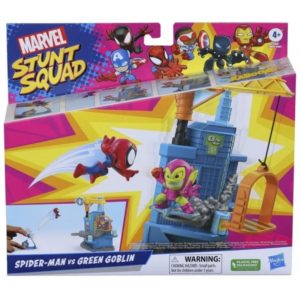 Hasbro Marvel: Stunt Squad - Spider-Man VS Green Goblin Mini Playset (F7062).