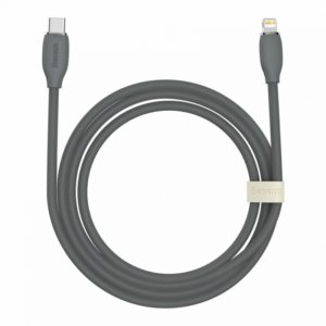 Baseus Type C - Lightning Jelly Liquid Silica Gel cable 20W 2m Black (CAGD020101) (BASCAGD020101).