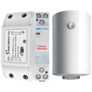 WOOX Smart WiFi Σύστημα Χειρισμού Θερμοσίφωνα 25A έως 5750 watt- R4967-R( 3 άτοκες δόσεις.)