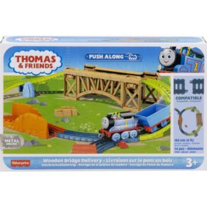 Fisher-Price Thomas Friends: Push Along - Wooden Bridge Delivery (HHV79).