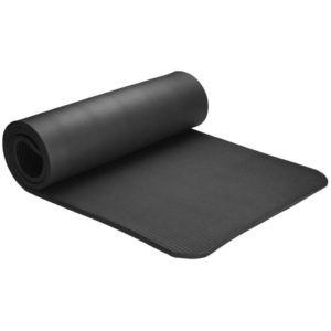 Στρώμα γυμναστικής Yoga Mat MATT-0009, 1800x600x6mm, NBR, μαύρο MATT-0009.