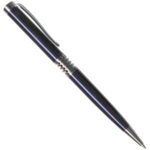 Στυλό διαρκείας με μεταλλικό στεφάνι μπλε (Σετ 3τεμ).