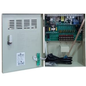 POWERTECH τροφοδοτικό CP1209-10A-B για CCTV-Alarm, DC12V 10A, 9 κανάλια CP1209-10A-B.( 3 άτοκες δόσεις.)
