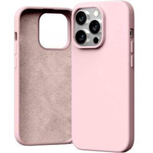 Θήκη Goospery Silicone για Apple iPhone 14 Pro Pink Sand.