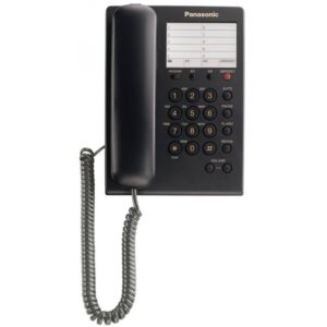 Τηλεφωνική Συσκευή Ξενοδοχειακού Τύπου Panasonic KX-TS550GRB Μαύρο με Emergency Button.