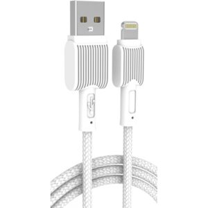 POWERTECH καλώδιο USB σε Lightning eco PTR-0110, 12W 2.4A, 1m, λευκό PTR-0110.