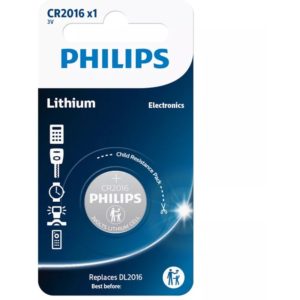 Philips CR2016/01GRS Μπαταρία λιθίου CR 2016 75 mAh 3 V.