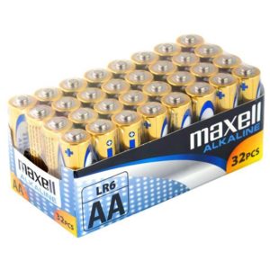 Αλκαλική Μπαταρία Maxell Alkaline LR6/AA Alkaline Battery 32τμχ (M49025AA) (MAX49025AA).