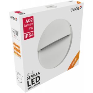 Avide Εξωτερικό Φώς Σκάλας Sevilla LED 6W Λευκό 4000K IP54 16cm.