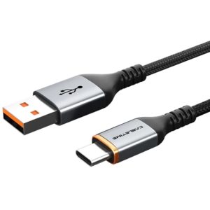 CABLETIME καλώδιο USB σε USB-C CT-AMCM5A, 5A, 1m, μαύρο CT-AMCM5A-AG-1.