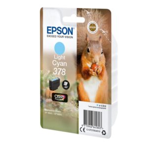 Epson Μελάνι Inkjet 378 Light Cyan (C13T37854010) (EPST378540).